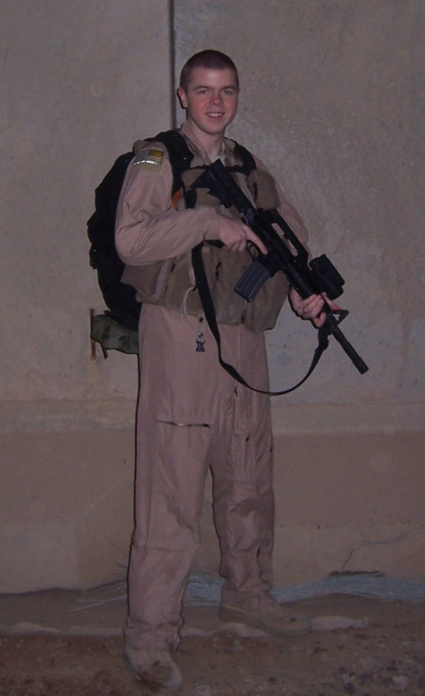 Me, circa 2009, wearing my desert onesie